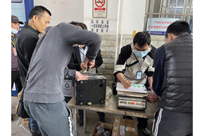 中字助力十四涌水產(chǎn)中心開展一年一度計量器檢測工作